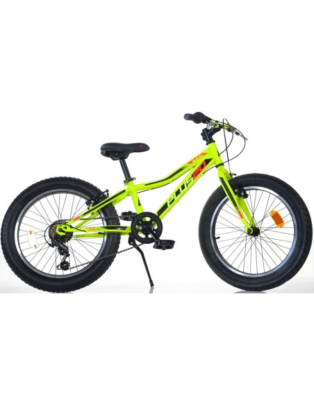 BICI MOUNTAIN BIKE BAMBINO MTB BICICLETTA BIMBO CON RUOTE PLUS MISURA 20 DINO BIKES ART. 420UP CAMBIO 6V LINEA AURELIA
