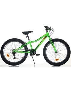BICI MOUNTAIN BIKE BAMBINO MTB BICICLETTA BIMBO CON RUOTE PLUS MISURA 24 DINO BIKES ART. 424UP CAMBIO 6V LINEA AURELIA