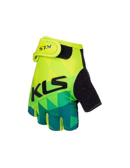 Gloves KLS YOGI short, lime