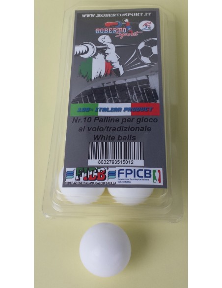 SET 10 PALLINE Calciobalilla