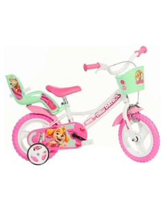 BICI DA BAMBINA MISURA 12" ART. 124RL-PW BICICLETTA DINO BIKES DA BIMBA LINEA PAW PATROL GIRL