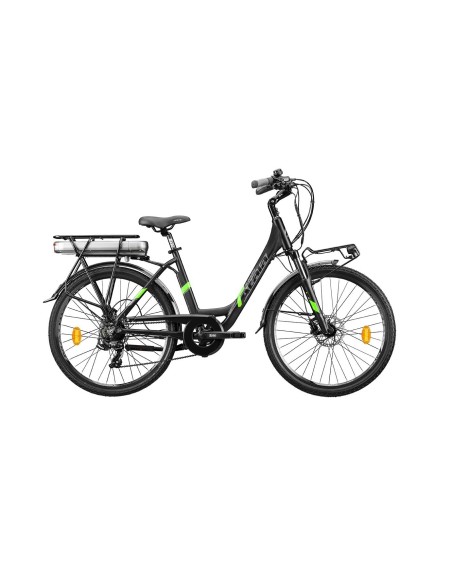 E-RUN HD 8.1 LADY 45 LT Black/Neon Green Matt 5WE 45