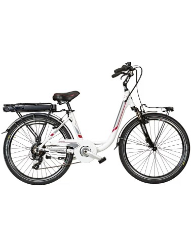 BICI E-BIKE 6V DONNA MISURA 26 MOTORE ANTERIORE E BATTERIA ANSMANN 35NM 250W 36V 11.4AH E-VEN6V BICICLETTA CITY BIKE