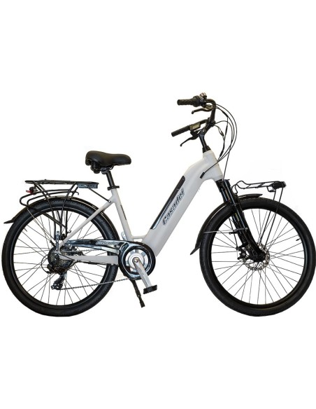 BICI E-BIKE VENERE 26 6V BATTERIA INTEGRATA 36V-13AH MOTORE POSTERIORE FRENI A DISCO MECCANICO FORCELLA AMMORTIZZATA