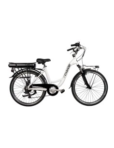 BICI E-BIKE DONNA MISURA 26 MOTORE POSTERIORE SHENGYI 45NM 250W BATTERIA 36V 14AH E-VEN26SG6VP BICICLETTA CITY BIKE