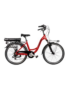 BICI E-BIKE DONNA MISURA 26 MOTORE POSTERIORE SHENGYI 45NM 250W BATTERIA 36V 14AH E-VEN26SG6VP BICICLETTA CITY BIKE 2