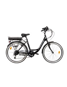 BICI E-BIKE 6V DONNA MISURA 26 MOTORE POSTERIORE MXUS 45NM 250W BATTERIA 36V 7.8AH E-VEN26STEEL BICICLETTA CITY BIKE