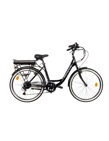 BICI E-BIKE VENERE 26 HI-TEN 6V BATTERIA PORTAPACCHI 36V-7,8AH MOTORE POSTERIORE V-BRAKE FORCELLA RIGIDA