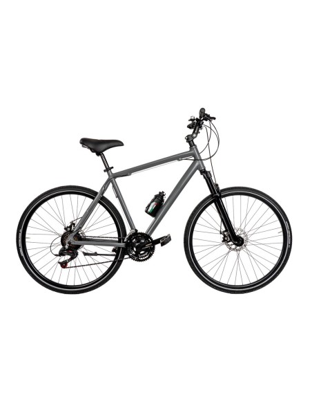 BICI IBRIDO UOMO 21V FORCELLA AMMORTIZZATA FRENI A DISCO MECCANICO