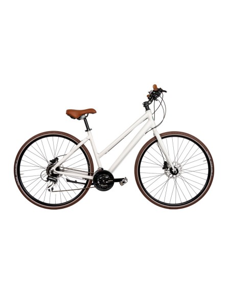 BICI IBRIDO GRAVEL 28 DONNA 3x8V ACERA FORCELLA RIGIDA FRENI A DISCO IDRAULICO