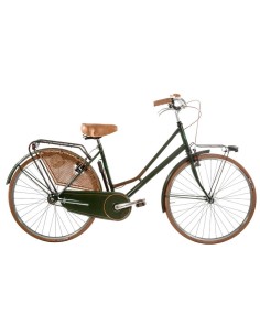 BICI MISURA 26 DONNA LINEA OLANDA RETRO LUSSO BICICLETTA CITY BIKE SENZA CAMBIO MANUBRIO ALLUMINIO COMPLETA DI ACCESSORI LUCI LE