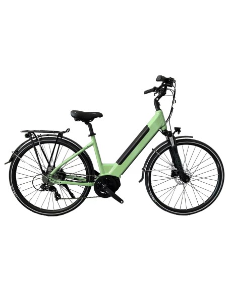 BICI E-BIKE VENERE 28 8V BATTERIA INTEGRATA 36V-17AH OLI MOVE PLUS 80NM FRENI A DISCO IDRAULICO FORCELLA AMMORTIZZATA