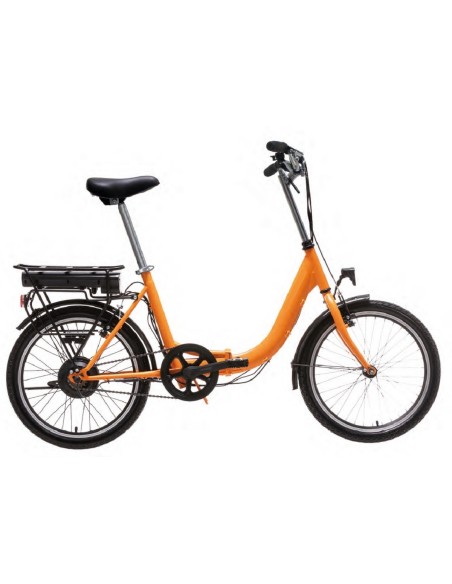 BICI E-BIKE FOLDING 20 HI-TEN 1V BATTERIA PORTAPACCHI 24V-7.8AH MOTORE POSTERIORE V-BRAKE