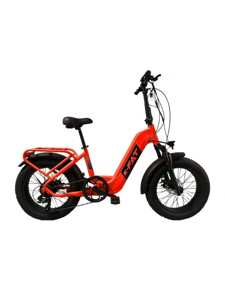 E-BIKE FAT 20 7V BATTERIA INTEGRATA 36V-17AH MOTORE POSTERIORE FORCELLA AMMORTIZZATA  FRENI A DISCO MECCANICI