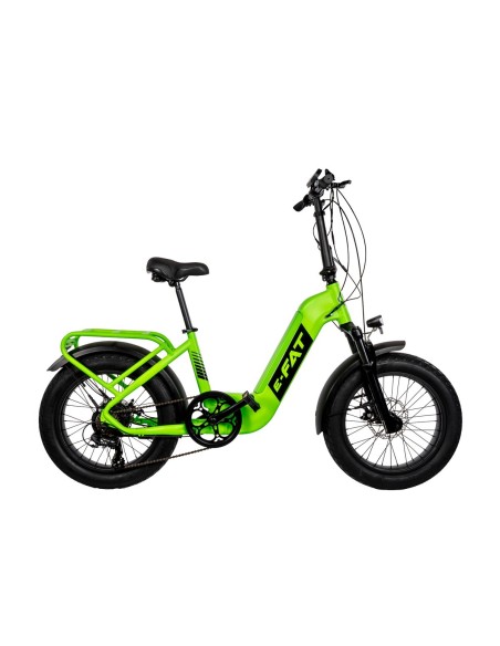 E-BIKE FAT 20 7V BATTERIA INTEGRATA 36V-17AH MOTORE POSTERIORE FORCELLA AMMORTIZZATA  FRENI A DISCO MECCANICI