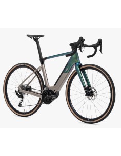 BICI MISURA 28 GRAVEL IN CARBONIO PIENO Focarini VIA + MOTORE Polini EP3+ EVO 75Nm BATTERIA 500WH CAMBIO Shimano GRX 400 10V