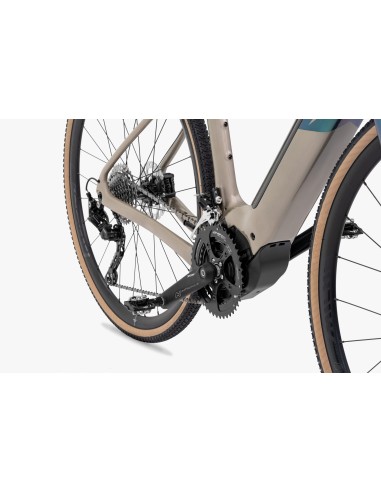 BICI MISURA 28 GRAVEL IN CARBONIO PIENO Focarini VIA + MOTORE Polini EP3+ EVO 75Nm BATTERIA 500WH CAMBIO Shimano GRX 400 10V