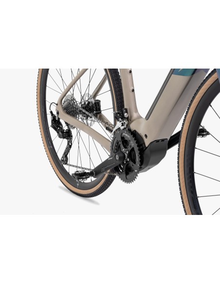 BICI MISURA 28 GRAVEL IN CARBONIO PIENO Focarini VIA + MOTORE Polini EP3+ EVO 75Nm BATTERIA 500WH CAMBIO Shimano GRX 400 10V