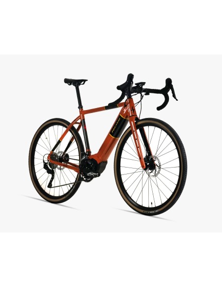 BICI MISURA 28 GRAVEL FORCELLA CARBONIO Focarini VIA MOTORE Polini EP3+ EVO 75Nm BATTERIA 500WH CAMBIO Shimano GRX 400 10V