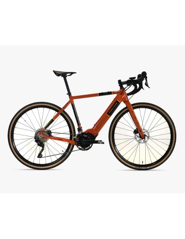 BICI MISURA 28 GRAVEL FORCELLA CARBONIO Focarini VIA MOTORE Polini EP3+ EVO 75Nm BATTERIA 500WH CAMBIO Shimano GRX 400 10V