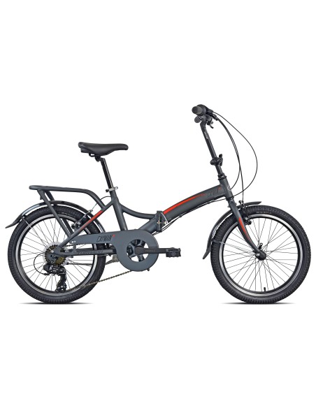 CICLO 170 PIEGHEVOLE 20ALU 6V T30 GRIGIO