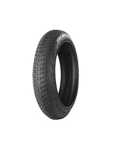 COPERTONE PER BICI FAT BIKE CST BFT MISURA 20 x 4.00 (ETRTO 100-406) C1752 PNEUMATICO TASSELLATO RIGIDO NERO CON SCRITTA BIANCA