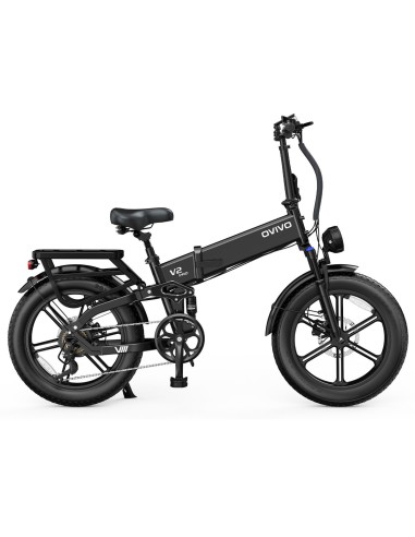 BICI E-BIKE 20" BICICLETTA BIAMMORTIZZATA FAT BIKE OVIVO HYPER V2 PRO 2.0 BATTERIA INTEGRATA 48V 20AH MOTORE BAFANG 250W 80NM