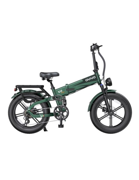 BICI E-BIKE 20" BICICLETTA BIAMMORTIZZATA FAT BIKE OVIVO HYPER V2 PRO 2.0 BATTERIA INTEGRATA 48V 20AH MOTORE BAFANG 250W 80NM