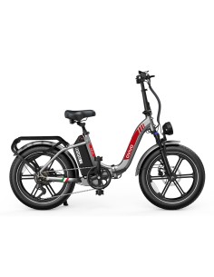 BICI E-BIKE MISURA 20" BICICLETTA PIEGHEVOLE FAT BIKE OVIVO C2 PRO BATTERIA ESTERNA 48V 18AH MOTORE BAFANG 250W 70NM 2