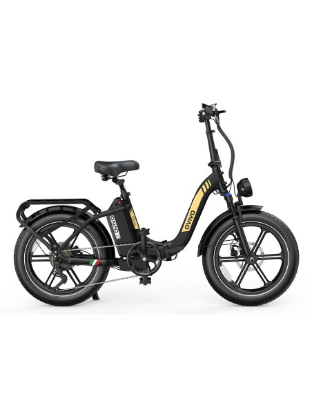 BICI E-BIKE MISURA 20" BICICLETTA PIEGHEVOLE FAT BIKE OVIVO C2 PRO BATTERIA ESTERNA 48V 18AH MOTORE BAFANG 250W 70NM