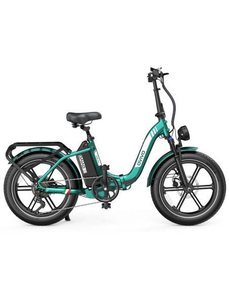 BICI E-BIKE MISURA 20" BICICLETTA PIEGHEVOLE FAT BIKE OVIVO C2 PRO BATTERIA ESTERNA 48V 18AH MOTORE BAFANG 250W 70NM