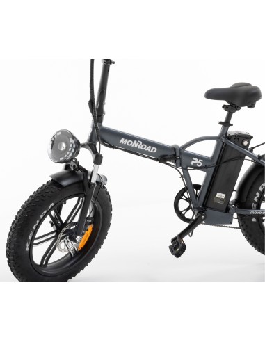 BICI E-BIKE 20" FAT BIKE MONROAD SPARK P5 BICICLETTA PIEGHEVOLE IN ALLUMINIO BATTERIA SAMSUNG 48V 14AH MOTORE BAFANG 250W 80NM
