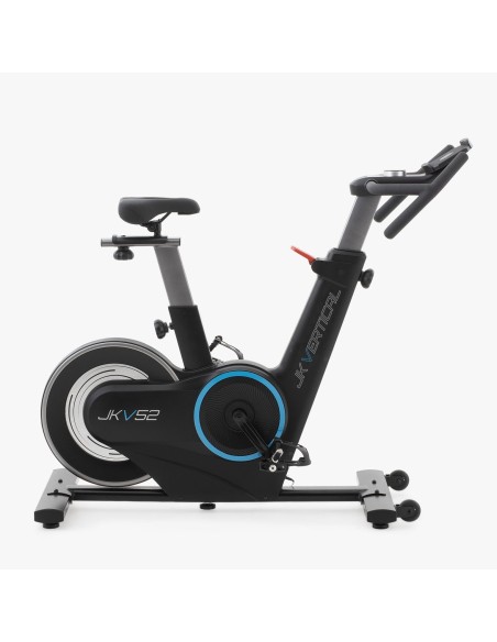 SPIN BIKE JKV 52 JK FITNESS VERTICAL LINE Indoor cycle elettromagnetica trasmissione a cinghia + fascia BT