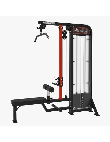 JK FITNESS VERTICAL LINE JKV-COMBOLATPULLEY Combo Lat Machine / Pulley Row - pacco pesi 100 kg
