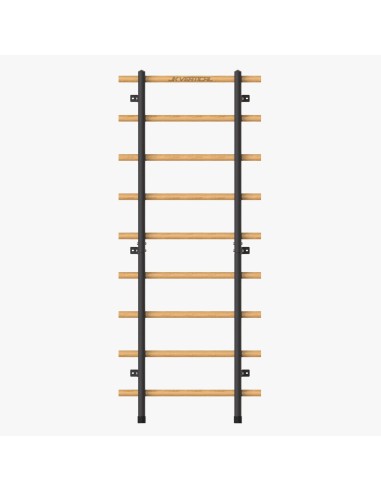 JK FITNESS Spalliera modulabile di design, pioli in legno massello Ø 38,5 mm, distanza pioli 220 mm JKV-SP VERTICAL LINE