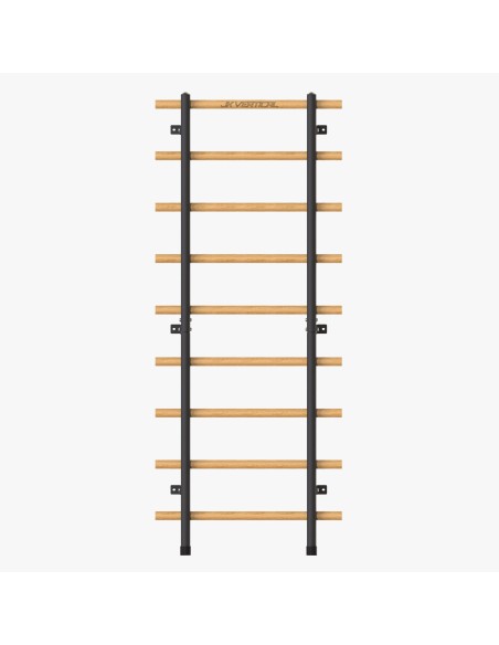 JK FITNESS Spalliera modulabile di design, pioli in legno massello Ø 38,5 mm, distanza pioli 220 mm JKV-SP VERTICAL LINE