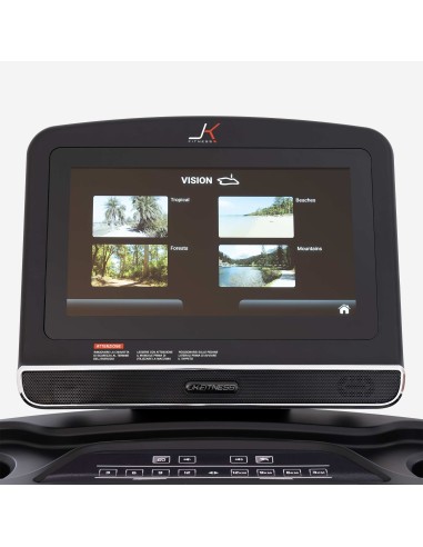 JK FITNESS JK 194 PRO Tapis roulant 4.0 - 7.0 Hp AC 22 km/h 540 x 1600 schermo touch 15,6'' + fascia JK + Wi Fi + speakers BT +
