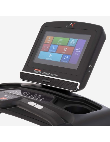 JK FITNESS JK 194 PRO Tapis roulant 4.0 - 7.0 Hp AC 22 km/h 540 x 1600 schermo touch 15,6'' + fascia JK + Wi Fi + speakers BT +