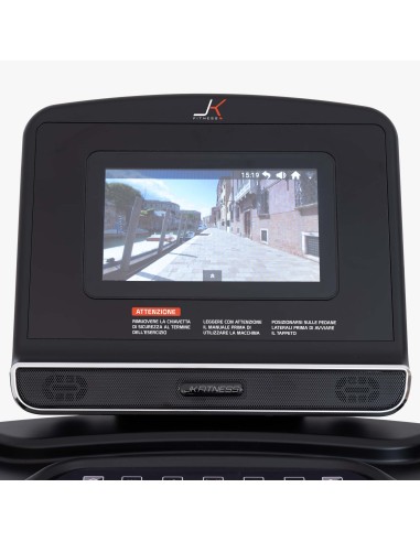 JK FITNESS LINEA HOME JK 194 Tapis roulant 4.0 - 7.0 Hp AC 22 km/h schermo touch 10'' + fascia JK + Wi Fi + speakers BT + ingres
