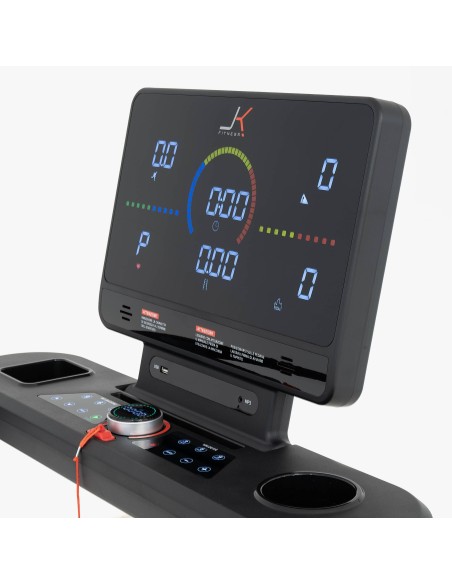JK FITNESS LINEA HOME JK 134 PRO Tapis roulant 3.0 - 4.0 Hp 20 km/h 480 x 1470 + fascia JK + speakers BT + USB + ingresso MP3
