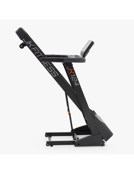 JK FITNESS LINEA HOME JK 124 Tapis roulant 2.75 - 3.75 Hp 20 km/h 460 x 1420 + fascia JK + speakers BT + USB per ricarica dispos