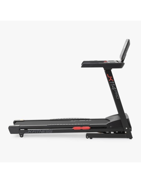 JK FITNESS LINEA HOME JK 114 PRO Tapis roulant 2.5 - 3.5 Hp 18 km/h + Ricevitore Cardio + speakers BT + ingresso MP3