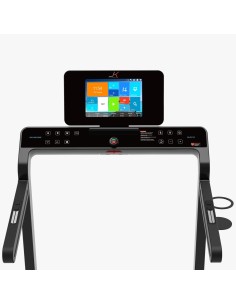 JK FITNESS LINEA HOME SUPERCOMPACT 48 TFT Tapis roulant SALVASPAZIO 3.0 / 4.0 Hp 18 km/h  schermo touch 10,1 + Fascia Cardio BT 2