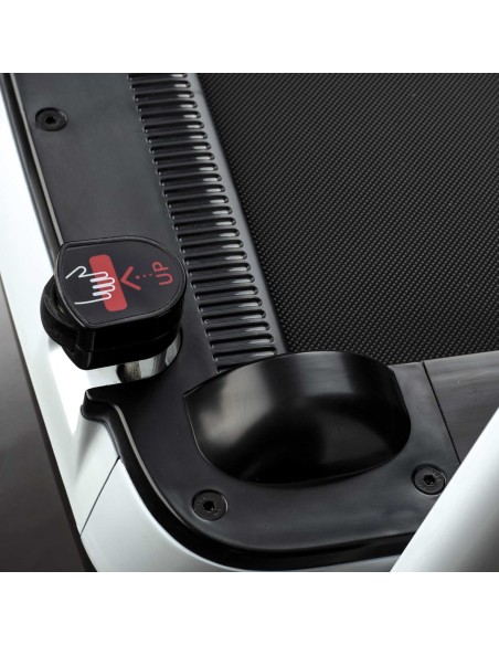 JK FITNESS LINEA HOME SALVASPAZIO SUPERCOMPACT WHITE SC48 Tapis roulant 2.0 - 3.0 Hp 16 km/h + speakers BT + USB + ingresso MP3