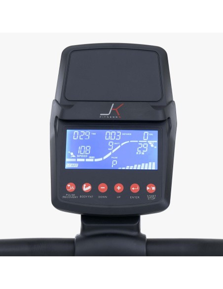 JK FITNESS LINEA HOME JK294 Cyclette elettromagnetica ad ingresso facilitato + fascia JK + predisposizione apps Zwift e Kinomap