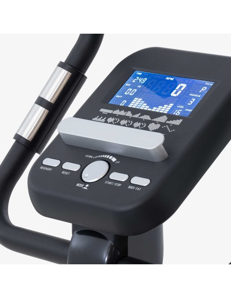 JK FITNESS LINEA HOME Cyclette elettromagnetica + Ricevitore Cardio + predisposizione apps Zwift e Kinomap