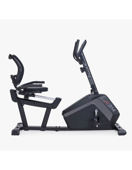 JK FITNESS LINEA HOME JK314 Cyclette Orizzontale Magnetica RECUMBENT + Ricevitore Cardio + predisposizione apps
