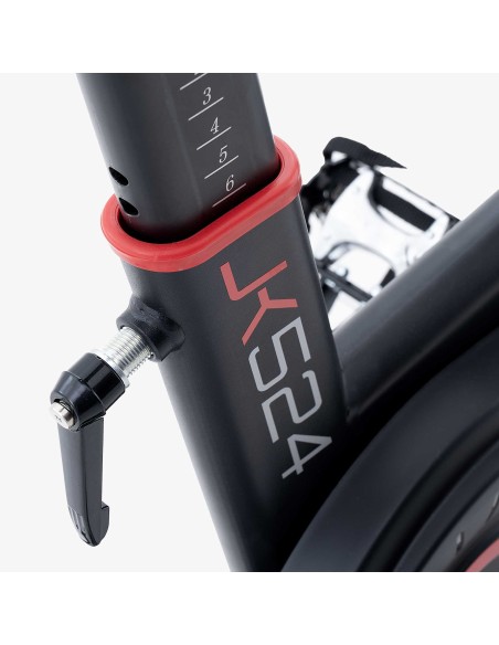 JK FITNESS SPIN BIKE JK524 LINEA HOME Indoor Cycle magnetica trasmissione a cinghia + Ricevitore cardio + predisposizione apps