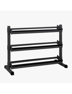 JK FITNESS RACK RMJ-3R Rastrelliera Porta Manubri 3 Ripiani  132,5 x 54,5 x 95 cm
