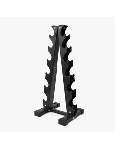 JK FITNESS RMVN-6P RACK Rastrelliera Porta Manubri Vinile e Neoprene 6 paia 35 x 34 x 79 cm